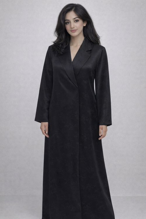 عباءة نقوش الحرير 