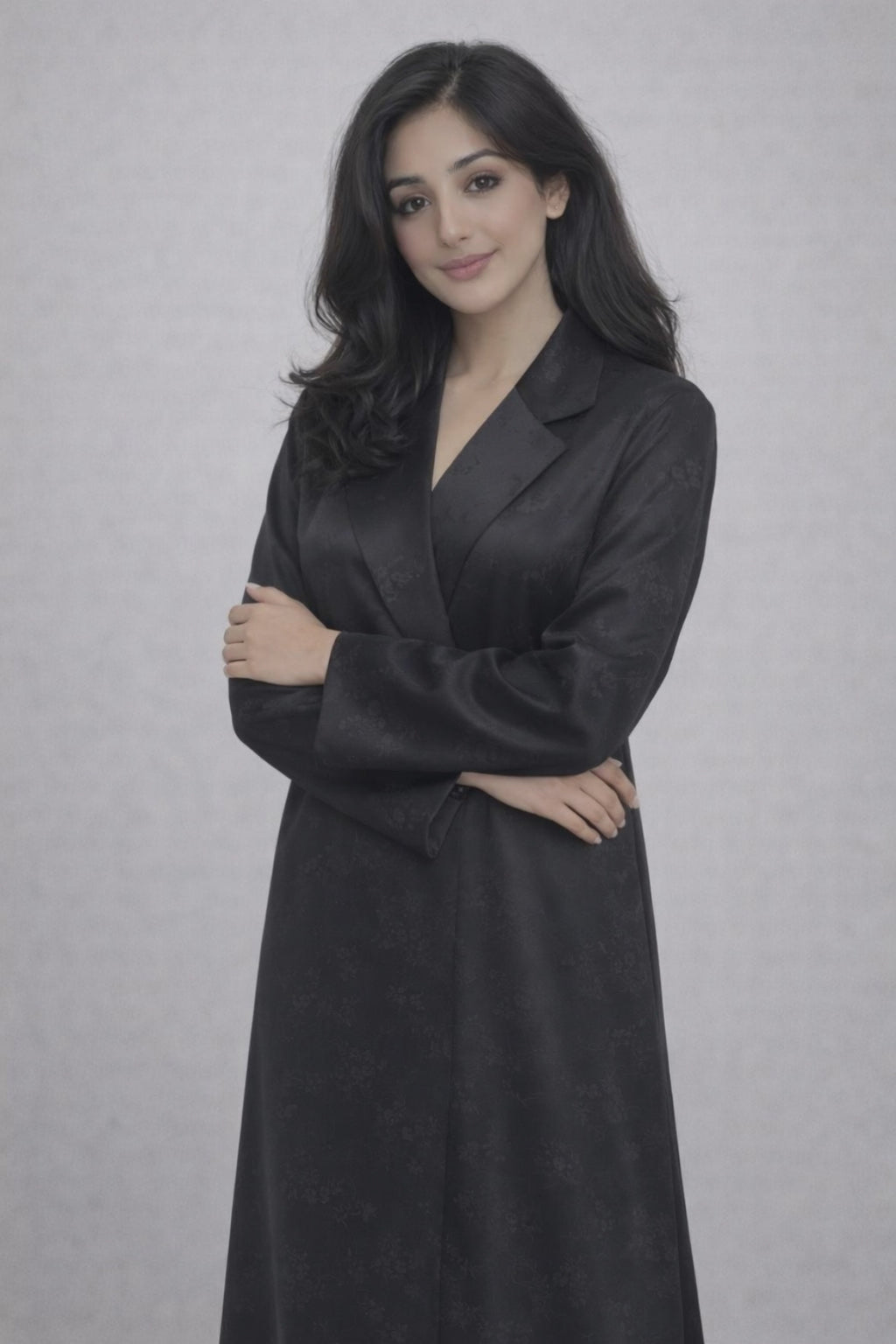 عباءة نقوش الحرير 